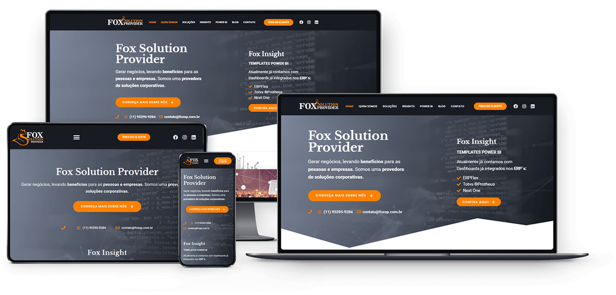website-institucional-fox-solution-isolada
