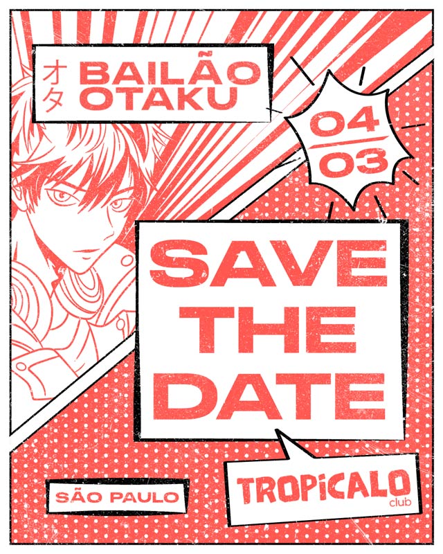 Stories e Posts para o Bailão Otaku | Portfólio Lubna
