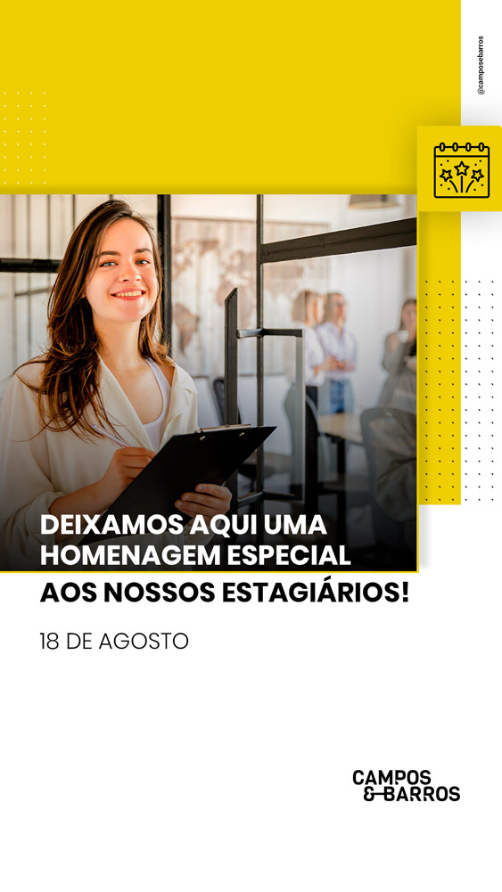Stories e Posts para Campos e Barros Advogados | Portfólio Lubna