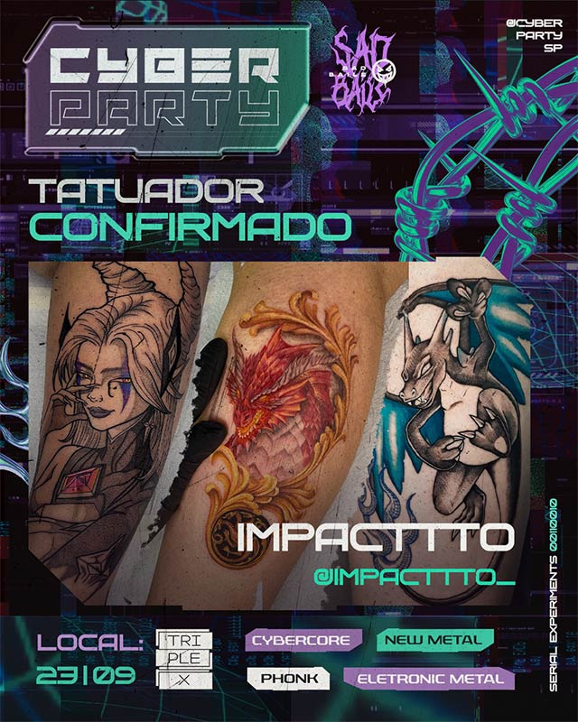 Stories e Posts para a Cyber Party SP | Portfólio Lubna