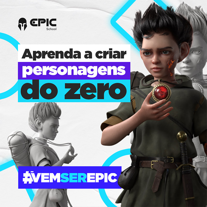 Designs que elevam a comunicação da Epic! Conheça o portfólio criado pela Lubna.