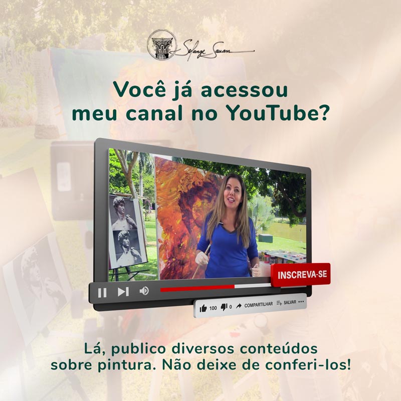 Portfólio de Stories e Posts criados por Lubna para a artista plástica Solange Sauan. Obras de arte em destaque, com cores expressivas, texturas únicas e composições que refletem o estilo autoral da artista.
