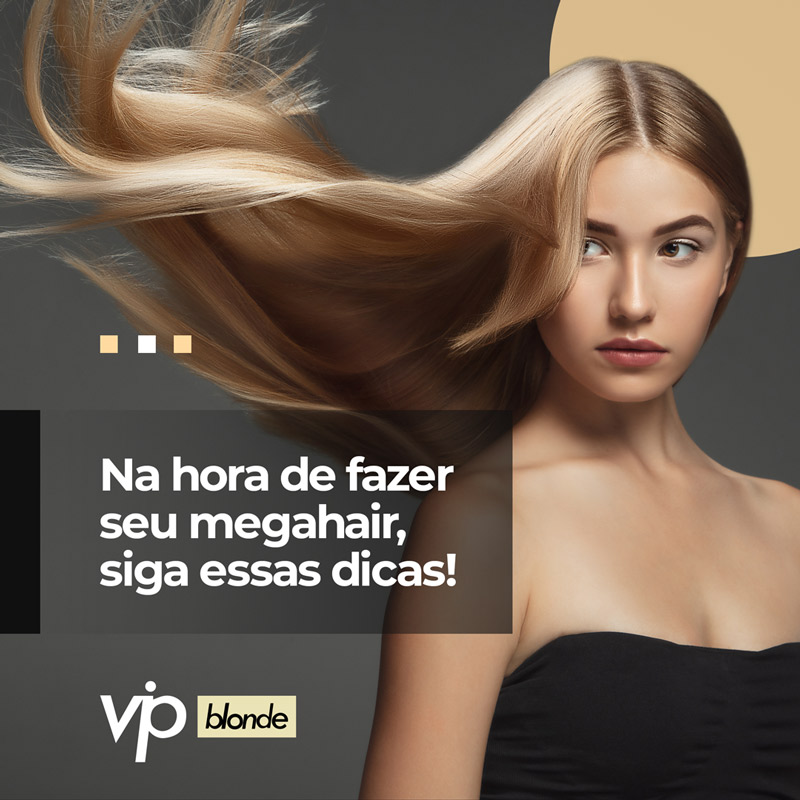 Stories e Posts para Vip Blonde Salão de Beleza | Portfólio Lubna