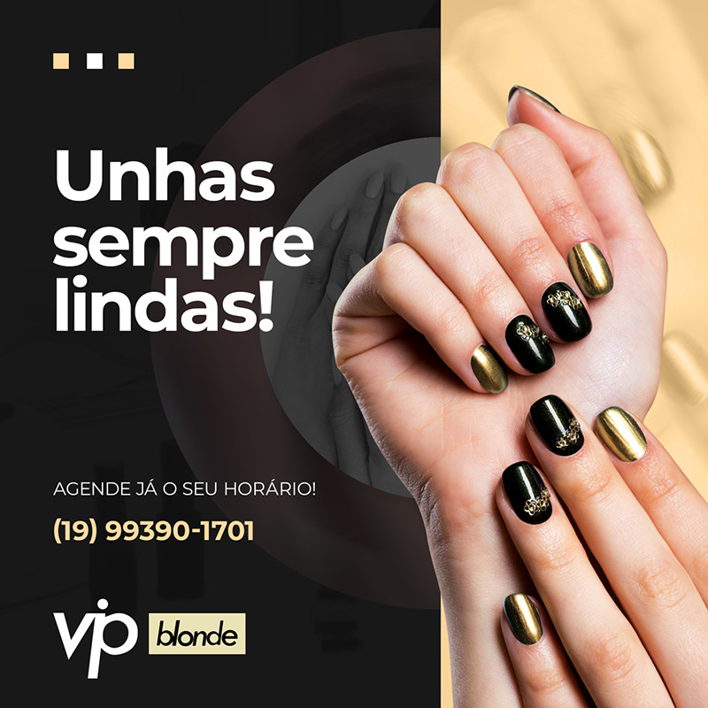 Stories e Posts para Vip Blonde Salão de Beleza | Portfólio Lubna